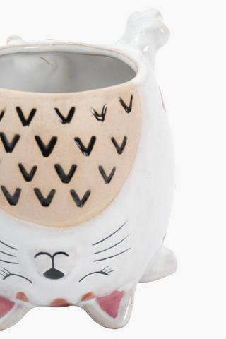 Quirky Cat Planter, 6x10cm