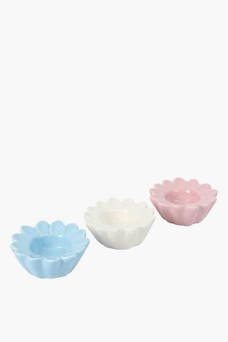 Assorted Daisy Dinner Candle Holder, 9x3.5cm