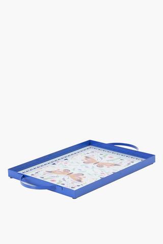 Butterfly Decor Tray, 41x24cm