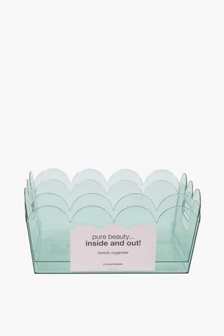 2 Pack Acrylic Scallop Utility Basket Set
