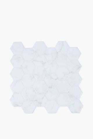 Hex Marble 3d Wall Tiles, 30cm