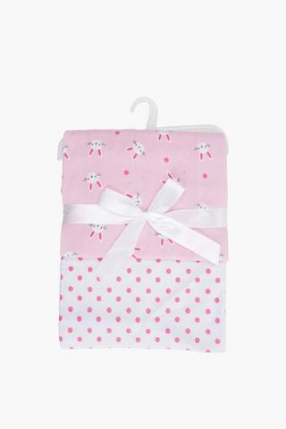 2 Pack Printed Polka Bunny Reciever