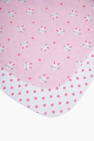 2 Pack Printed Polka Bunny Reciever