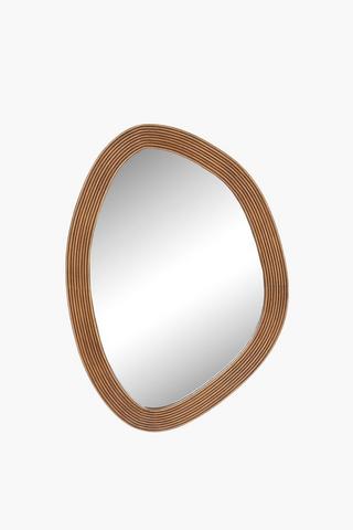 Organic Ridged Mirror, 50x70cm