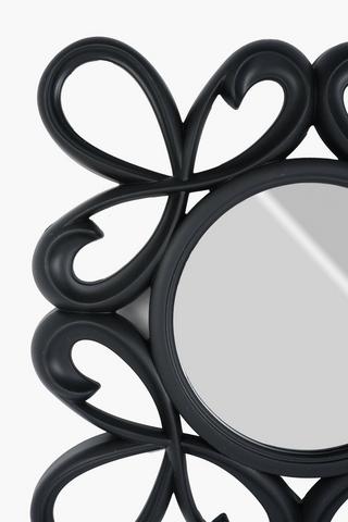 3 Pack Ornate Mirrors, 26cm