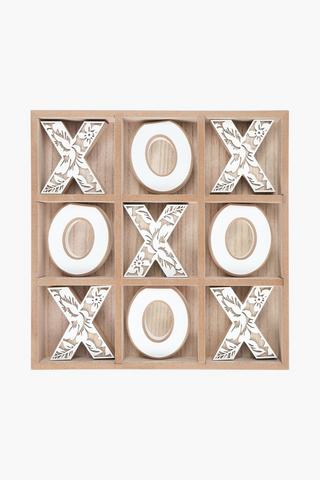 Lazer Cut Xoxo Decor Game, 30.5x4cm