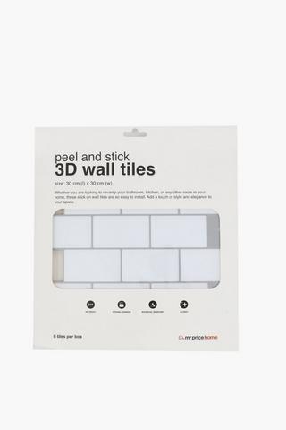 Subway 3d Wall Tiles, 30cm