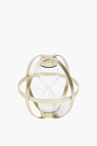 Geo Glass Timer, 14.5x15cm