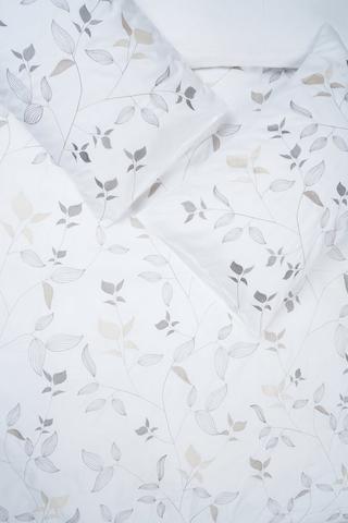 Soft Touch Embroidered Botanical Duvet Cover Set