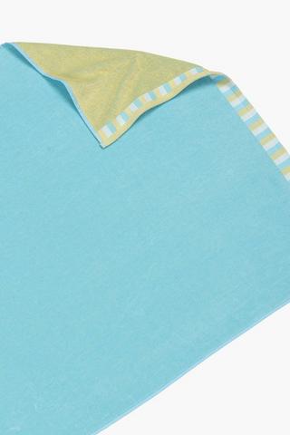 Cotton Jacquard Plain Beach Towel, 85x160cm