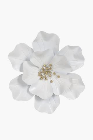 Dimensional Ridged Metal Flower, 50cm