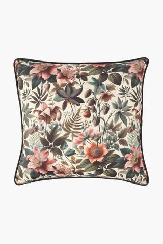 Extra Premium U+g Giardino Floral Feather Filled Scatter Cushion, 60x60cm