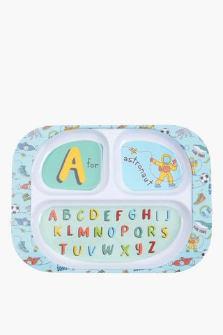 Abc Melamine 3 Division Tray