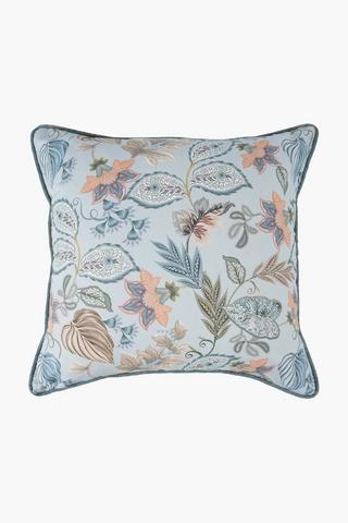 Extra Premium Printed U+g Ziva Feather Filled Scatter Cushion, 60x60cm