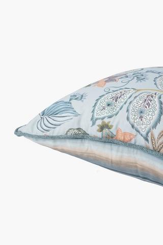 Extra Premium Printed U+g Ziva Feather Filled Scatter Cushion, 60x60cm