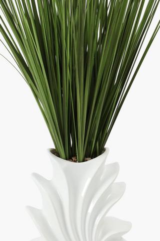 Long Grass In Shell Pot, 69cm