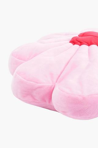 Shaped Flower Heart Cushion, 47cm