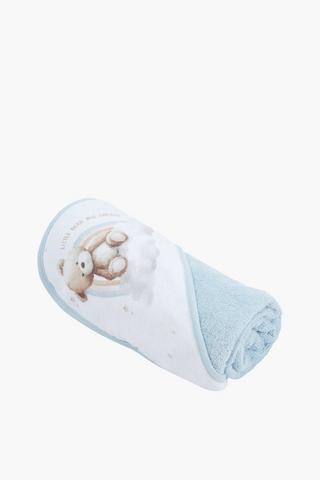 Printed Benny Bear Hooded Towel