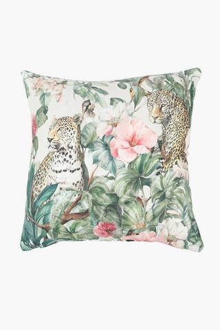 Printed Farad Leopard Scatter Cover Only, 50x50cm