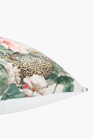 Printed Farad Leopard Scatter Cover Only, 50x50cm