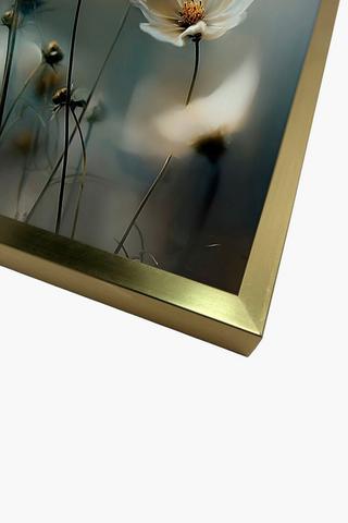 Framed Flower Canvas, 40x60cm