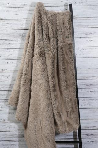Grizzly Faux Fur Blanket, 180x200cm
