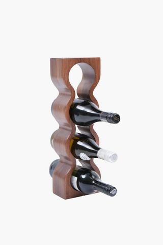 Acacia Curvy Wine Rack