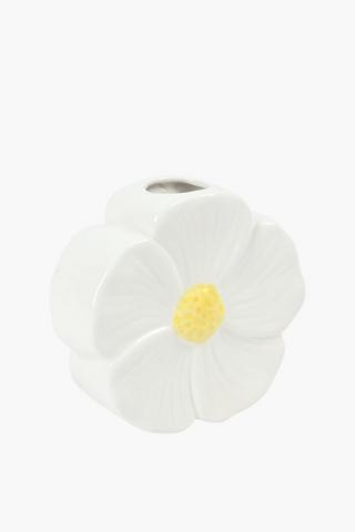 Daisy Ceramic Vase, 15.5cm