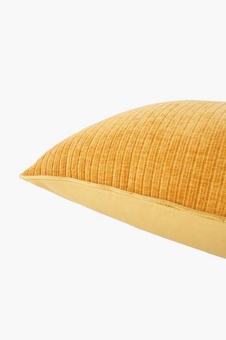 Extra Premium Textured Cord Feather Filled Scatter Cushion, 60x60cm