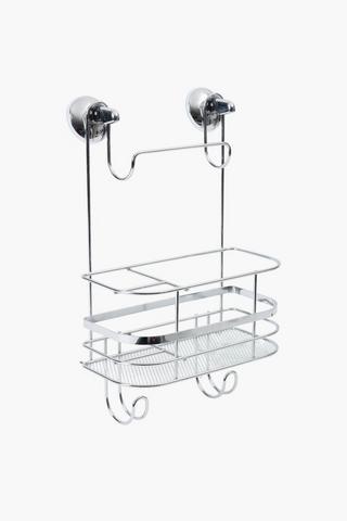 Chrome Suction Shower Caddy