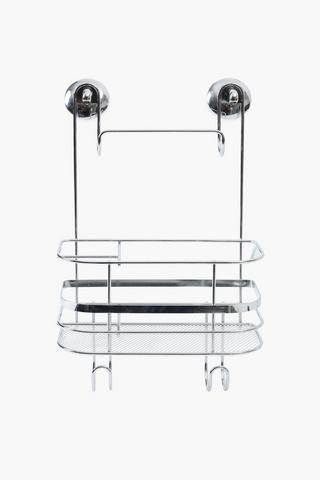 Chrome Suction Shower Caddy