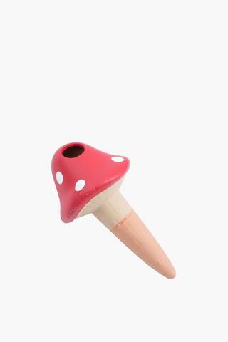 Ceramic Mushroom Water Stem, 18cm