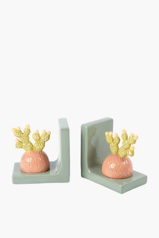 Cactus Bookends, 30x15cm