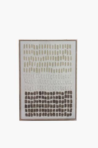 Textured Blocks Canvas, 50x70cm