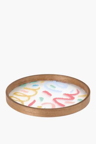 Tolima Round Decor Tray, 30x2.5cm