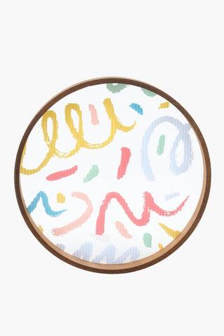 Tolima Round Decor Tray, 30x2.5cm