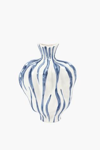 Ripple Ceramic Vase, 32x43cm