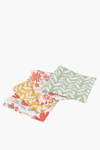 4 Pack Waffle Cotton Swabs