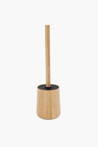 Bamboo Round Toilet Brush Set