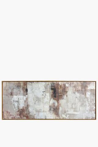Hand Painted Abstract Canvas, 70x170cm