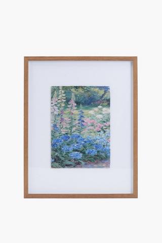 Framed Field Of Flowers Canvas, 40x60cm