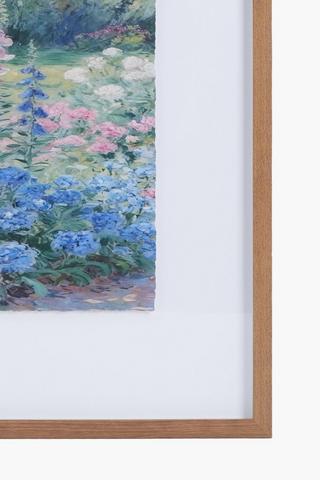 Framed Field Of Flowers Canvas, 40x60cm