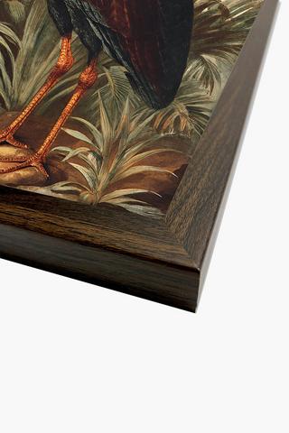 Framed Stork Canvas, 40x60cm