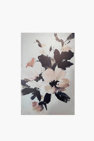 Printed Floral Canvas, 40x60cm