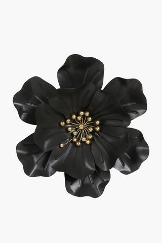 Dimensional Ridged Metal Flower, 40cm