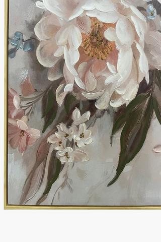 Hand Painted Flower Bouquet Canvas, 70x100cm