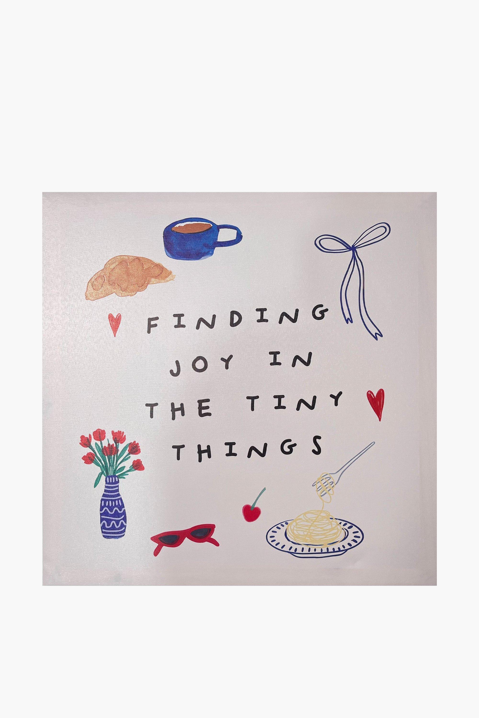 Printed Script Sign, 40x40cm