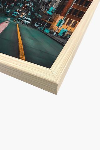 Framed Joburg City Canvas, 40x60cm