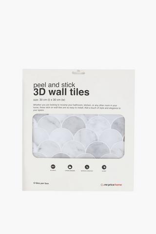 Mermaid Marble Wall Tiles, 30cm