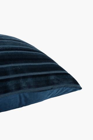 Velvet Stripe Scatter Cushion, 60x60cm